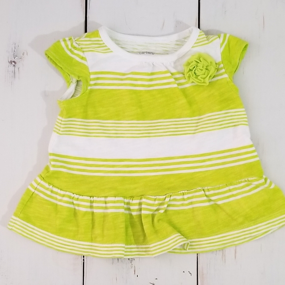 Carter's 2-pc Faux Denim Flower Outfit - Picture 2 of 4